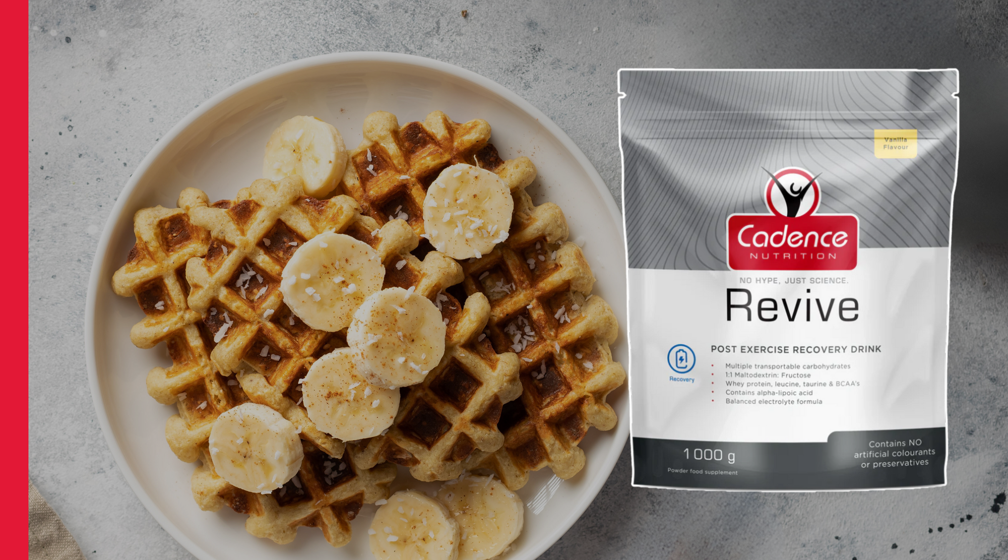 Banana + Revive Waffle Recipe