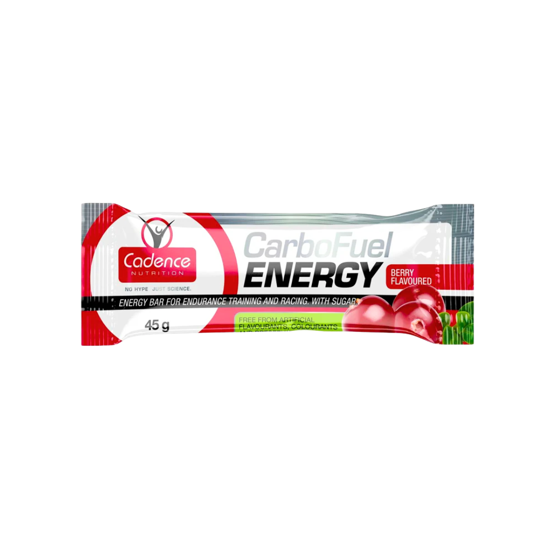 CarboFuel Bar : Red Berry 1 x 45g Energy Bar - Short Dated
