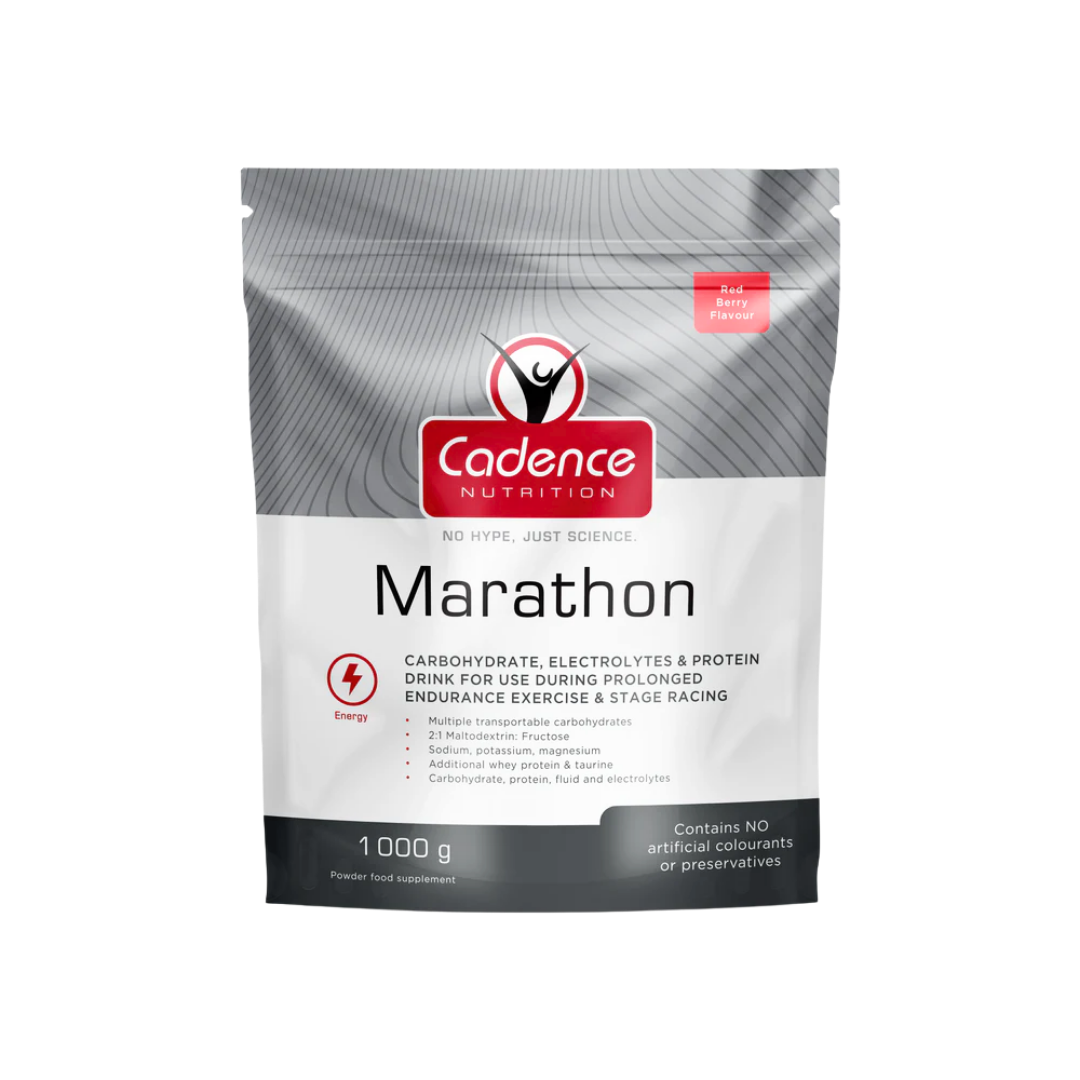 Cadence Nutrition Marathon Red Berry Doypack