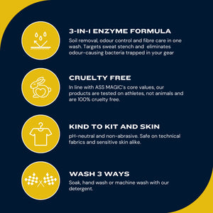 ASS MAGIC 3-in-1 Enzyme Based Kit Wash